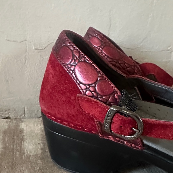 Dansko Shoes - Dansko Red Mary Jane Heels